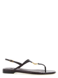 Fendi Purple Elastane Flat Sandals - Front view