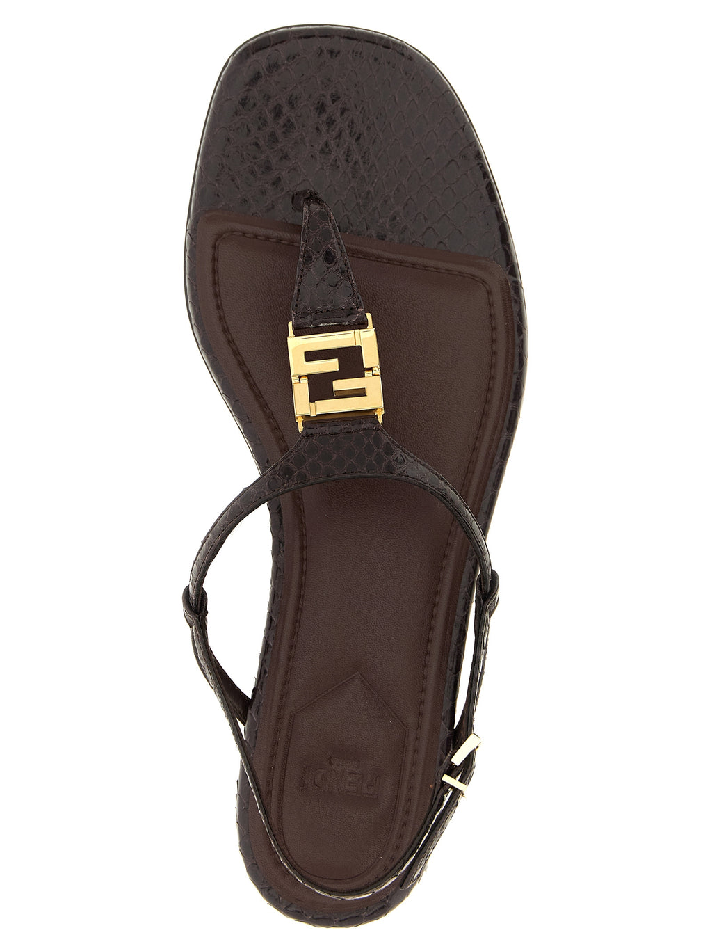 Fendi Purple Elastane Flat Sandals - Detail view