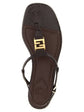 Fendi Purple Elastane Flat Sandals - Detail view