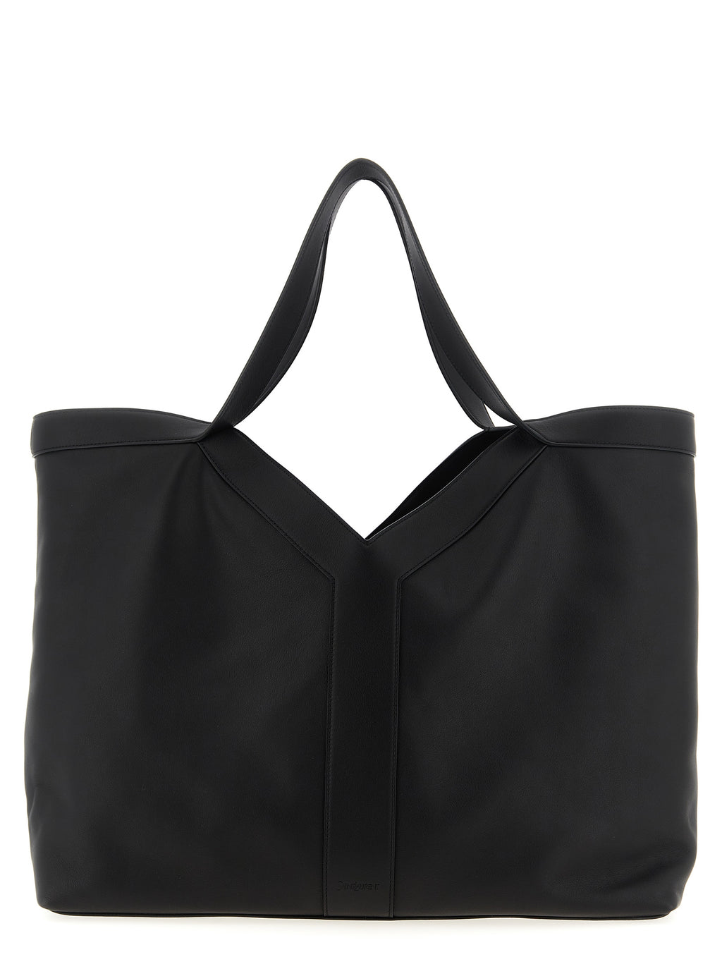 Saint Laurent Black Calfskin Tote Bag (Ref. SA317795BM) - Front view