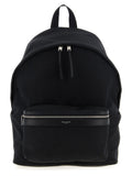 Saint Laurent Black Polyamide Backpack (Ref. SA317886BM) - Front view