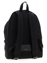 Saint Laurent Black Polyamide Backpack (Ref. SA317886BM) - Side view