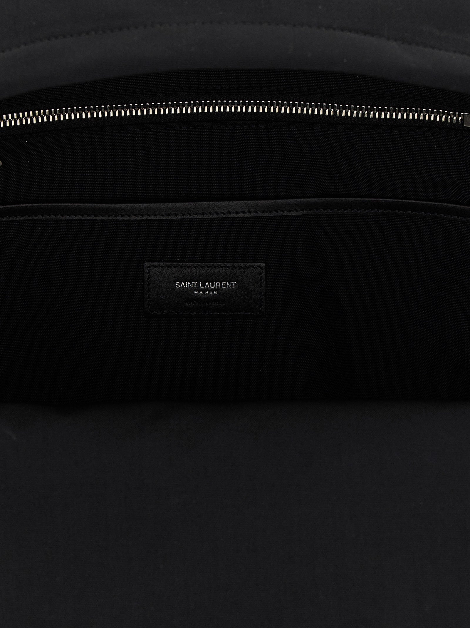 Saint Laurent Black Polyamide Backpack (Ref. SA317886BM) - Detail view