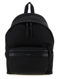 Saint Laurent Black Polyamide Backpack (Ref. SA317967BM) - Front view