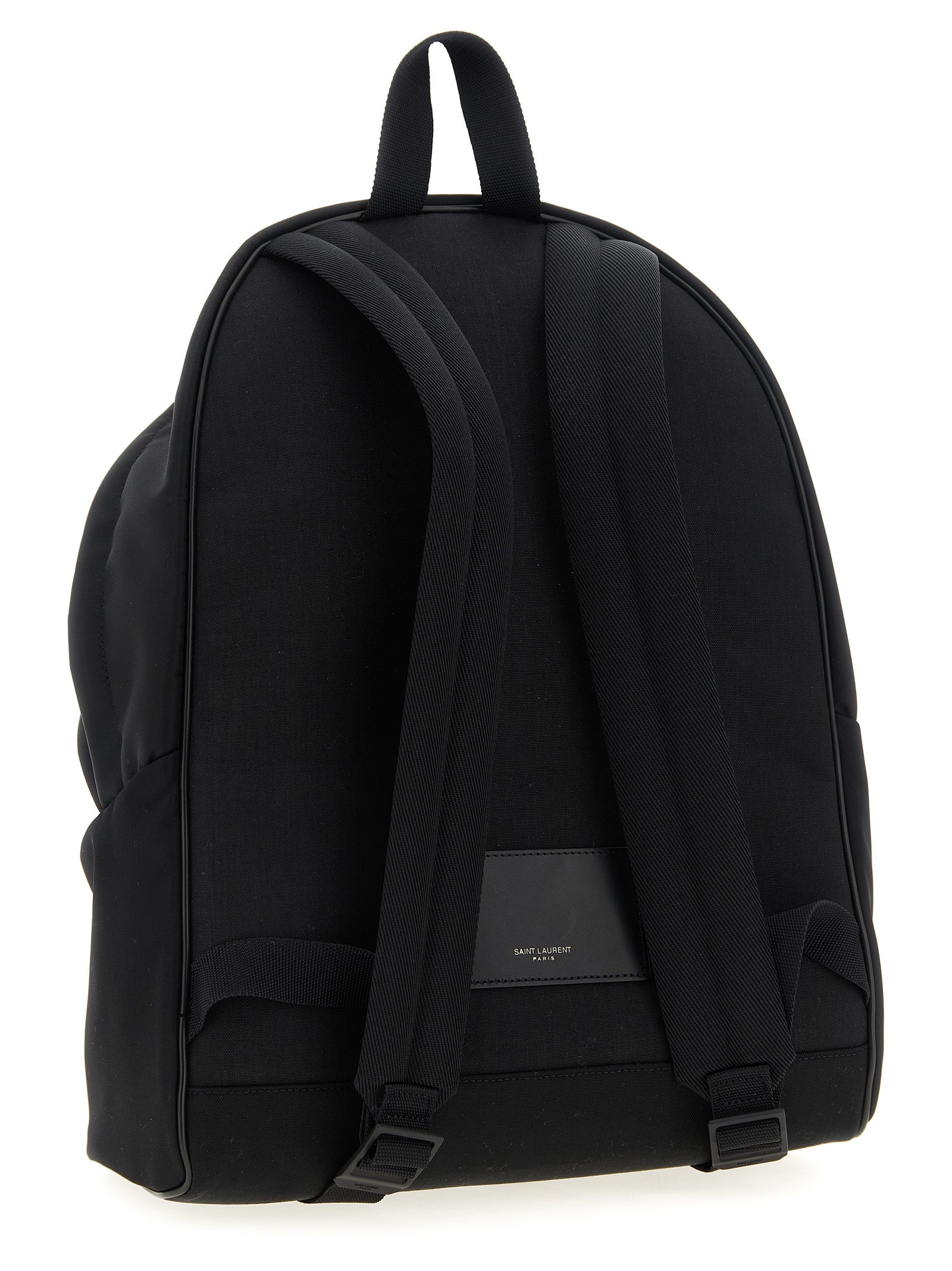 Saint Laurent Black Polyamide Backpack (Ref. SA317967BM) - Side view