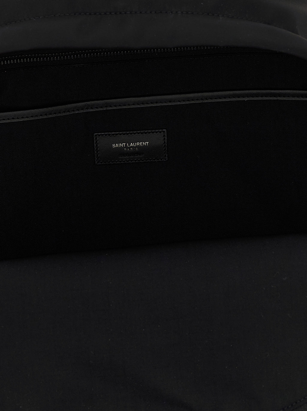 Saint Laurent Black Polyamide Backpack (Ref. SA317967BM) - Detail view
