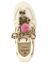 Fendi Multicolor Calfskin Platform Sneakers (Ref. FE317977) - Detail view