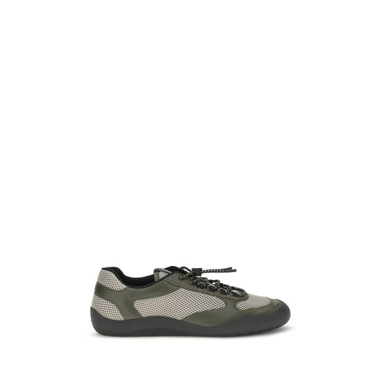 Prada Bicolor Polyester Athletic Sneakers - Front view