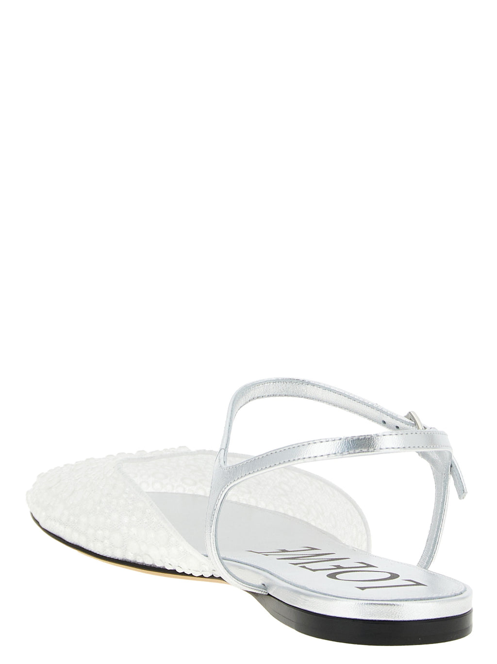 Loewe White Polyamide Ballet Flats - Back view