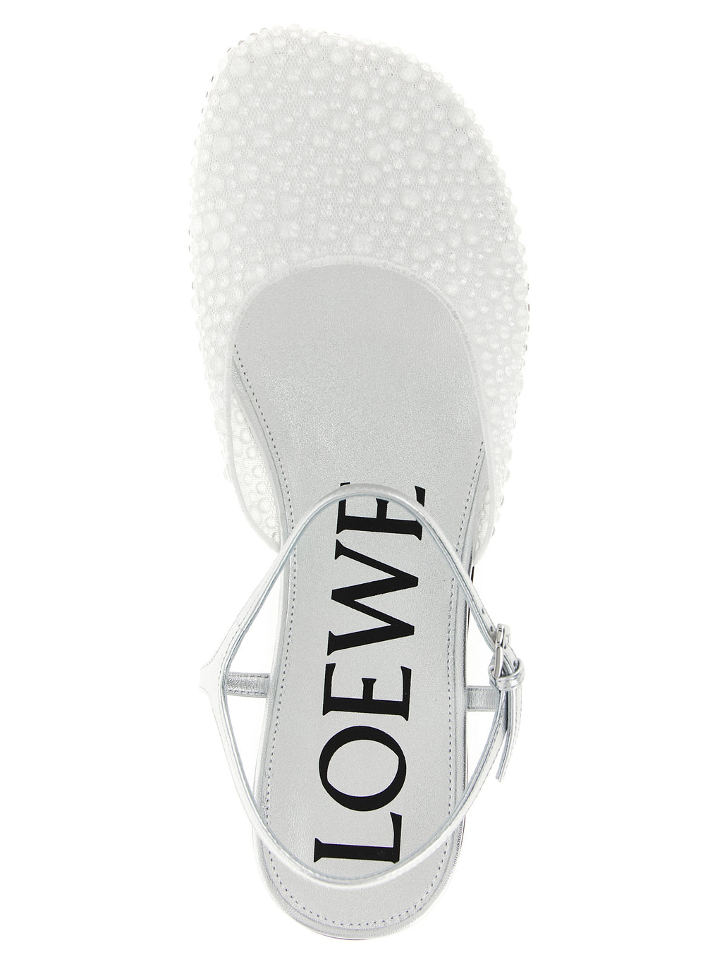 Loewe White Polyamide Ballet Flats - Detail view