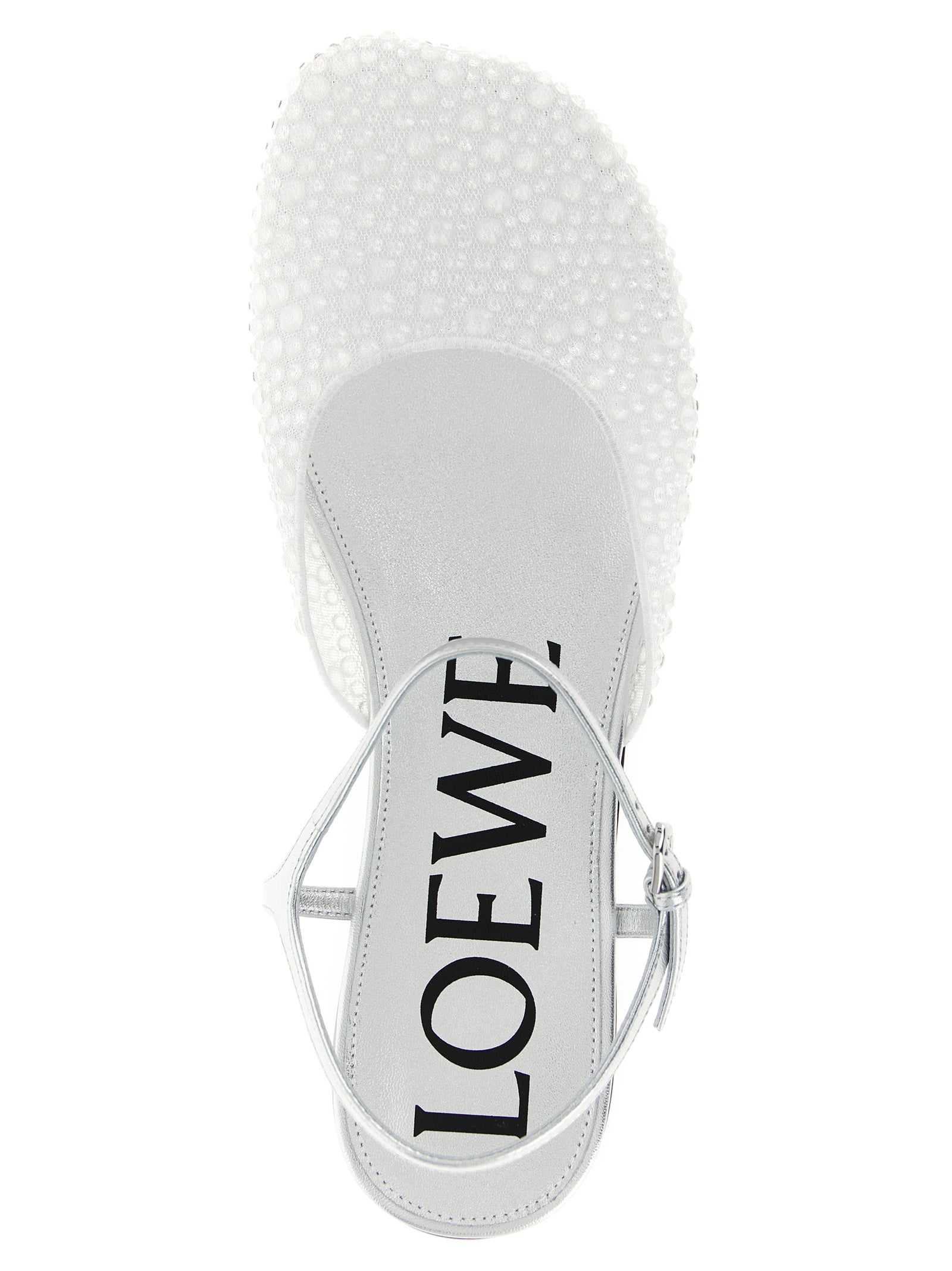 Loewe White Polyamide Ballet Flats - Detail view