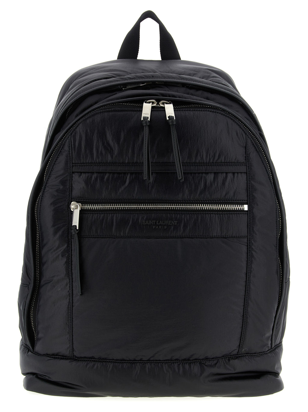 Saint Laurent Black Calfskin Backpack (Ref. SA322661BM) - Front view