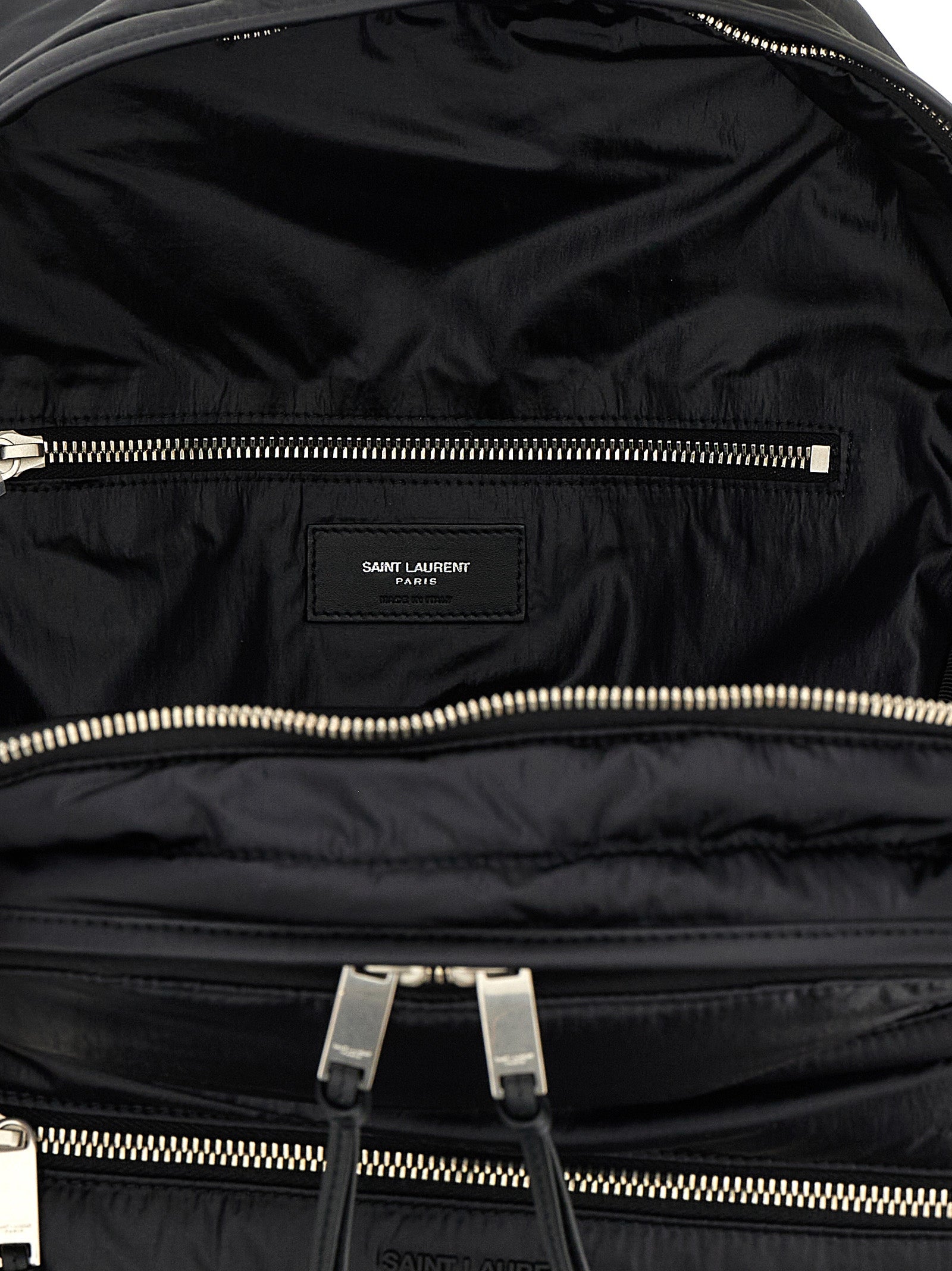 Saint Laurent Black Calfskin Backpack (Ref. SA322661BM) - Detail view
