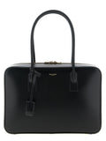 Saint Laurent Black Calfskin Shoulder Bag (Ref. SA323296BM) - Front view