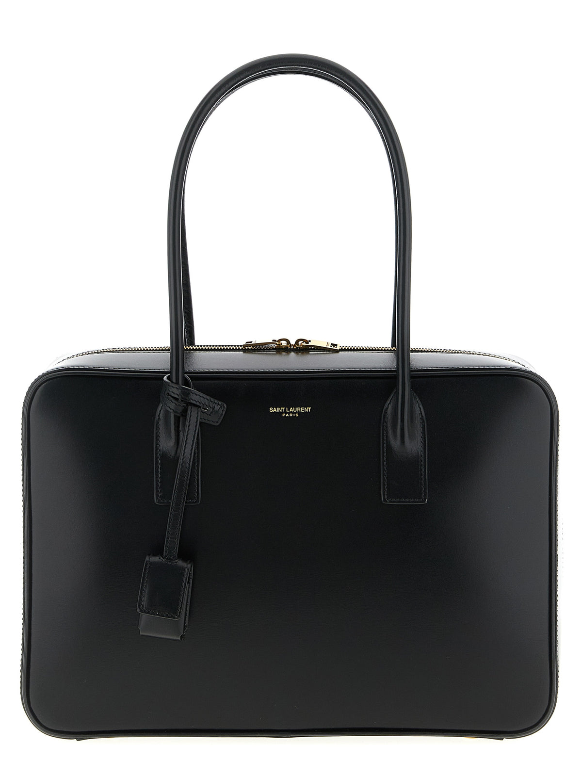 Saint Laurent Black Calfskin Shoulder Bag (Ref. SA323296BM) - Front view