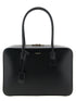Saint Laurent Black Calfskin Shoulder Bag (Ref. SA323296BM) - Front view