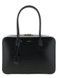 Saint Laurent Black Calfskin Shoulder Bag (Ref. SA323296BM) - Front view