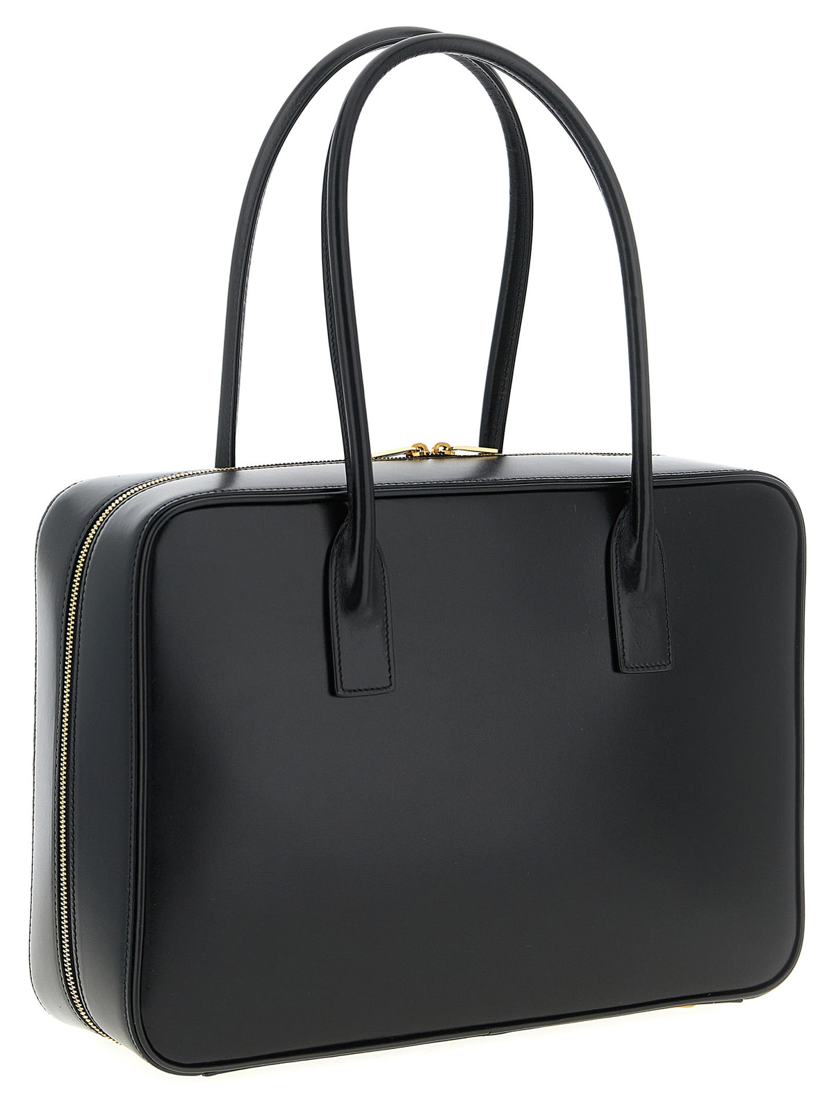 Saint Laurent Black Calfskin Shoulder Bag (Ref. SA323296BM) - Side view