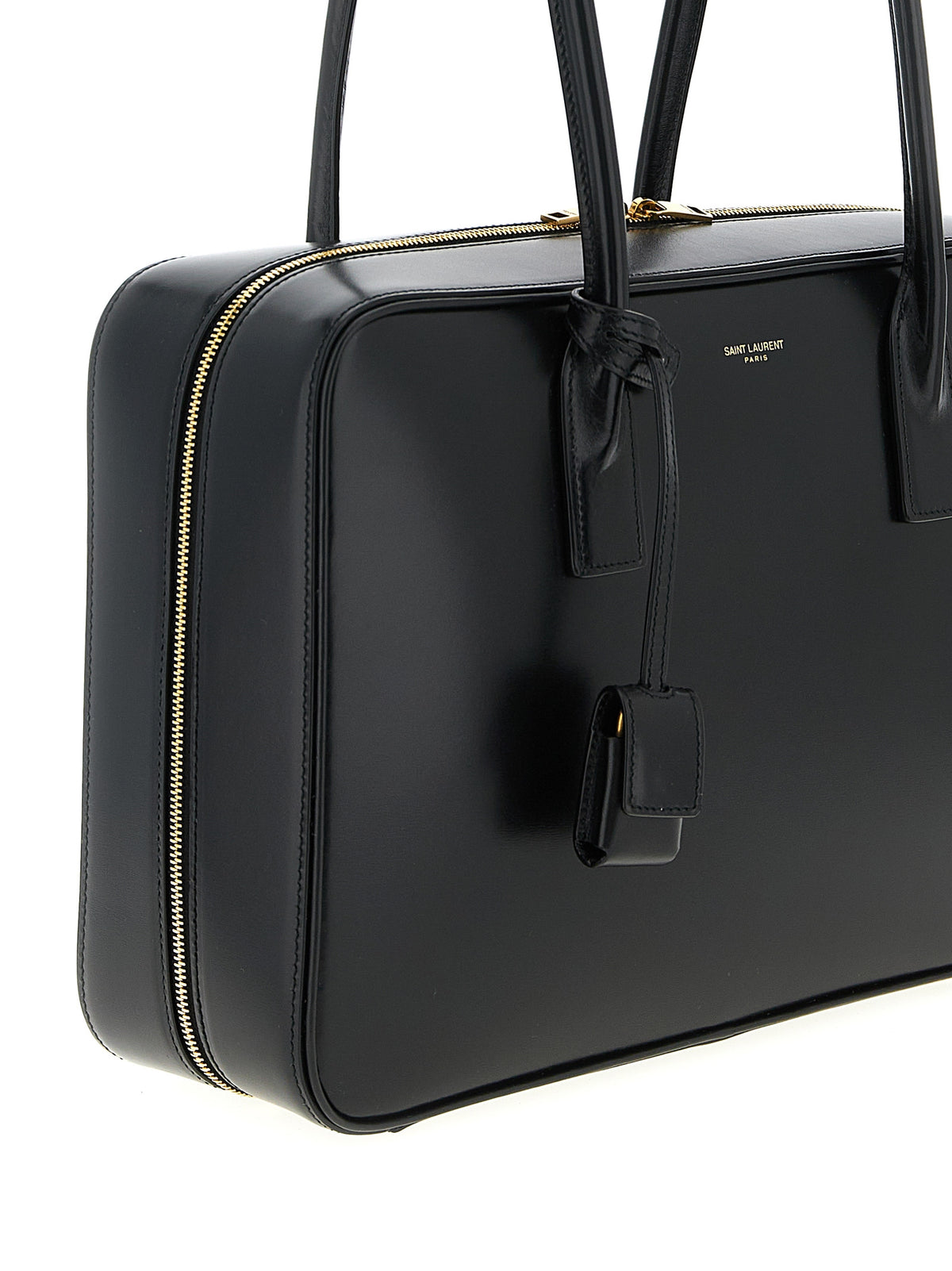 Saint Laurent Black Calfskin Shoulder Bag (Ref. SA323296BM) - Back view