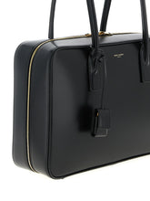 Saint Laurent Black Calfskin Shoulder Bag (Ref. SA323296BM) - Back view