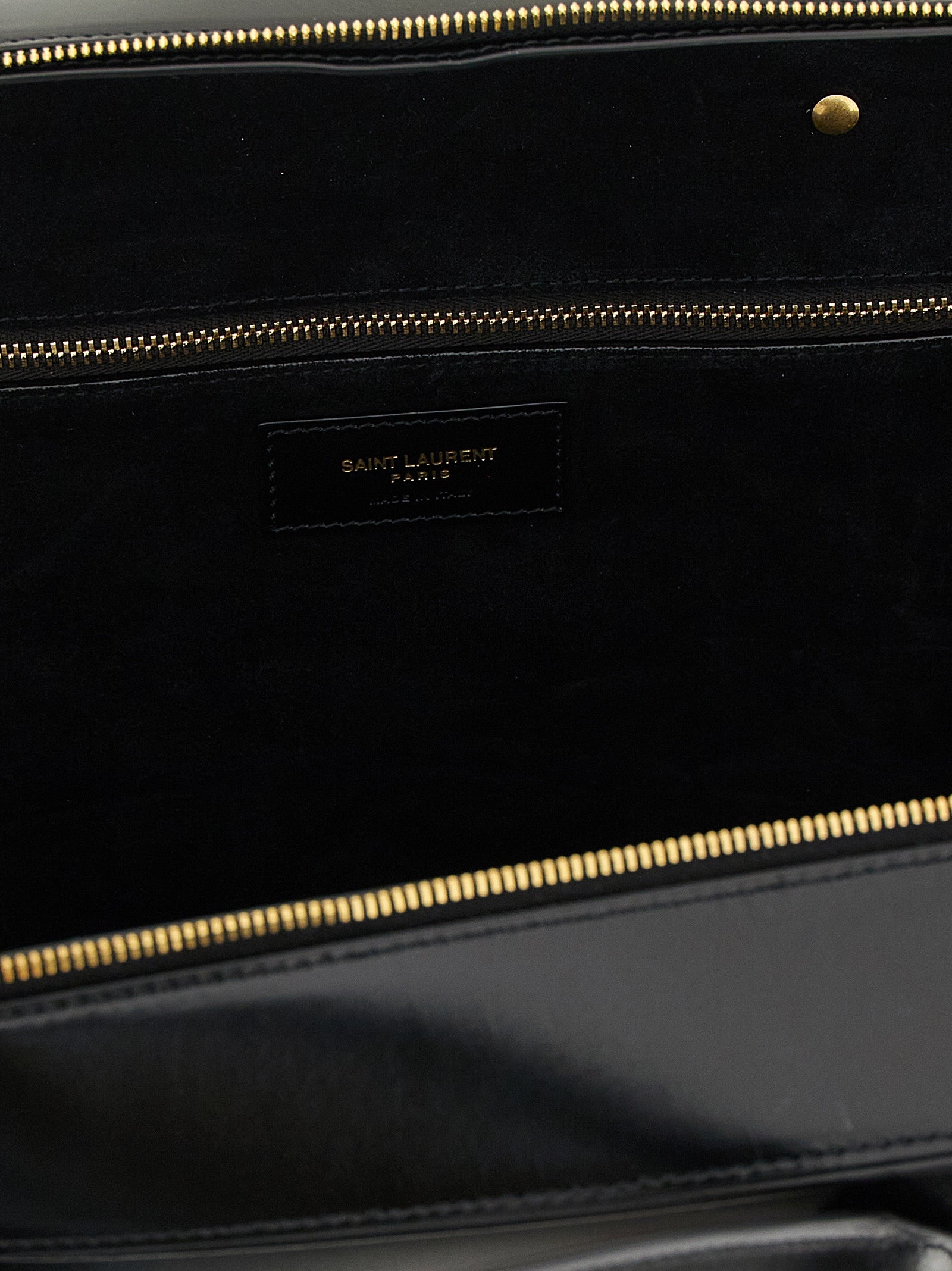 Saint Laurent Black Calfskin Shoulder Bag (Ref. SA323296BM) - Detail view