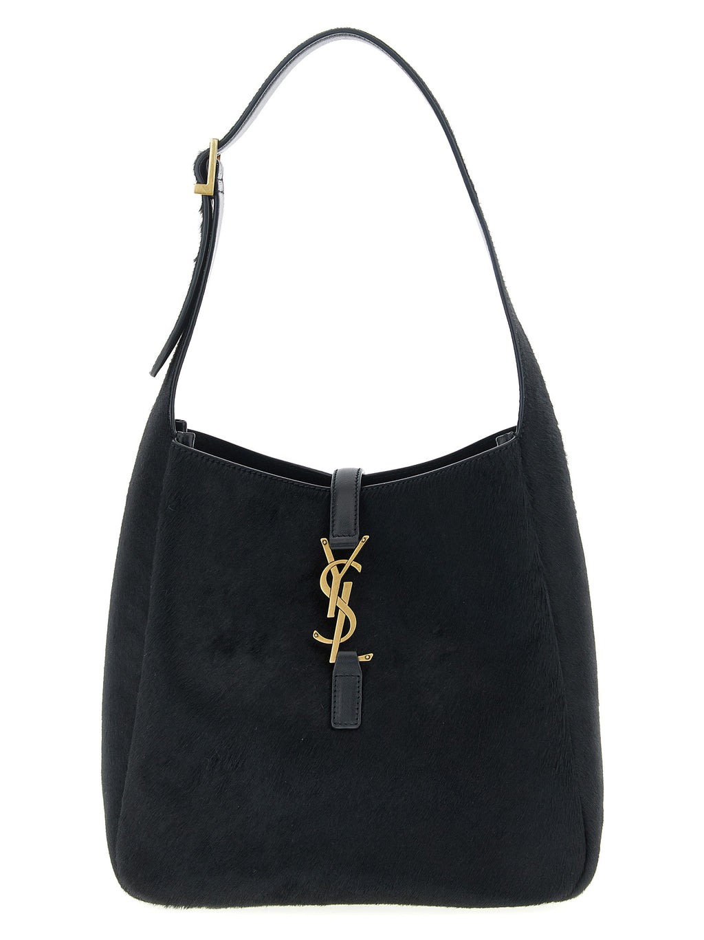 Saint Laurent Black Calfskin Shoulder Bag (Ref. SA323738BM) - Front view