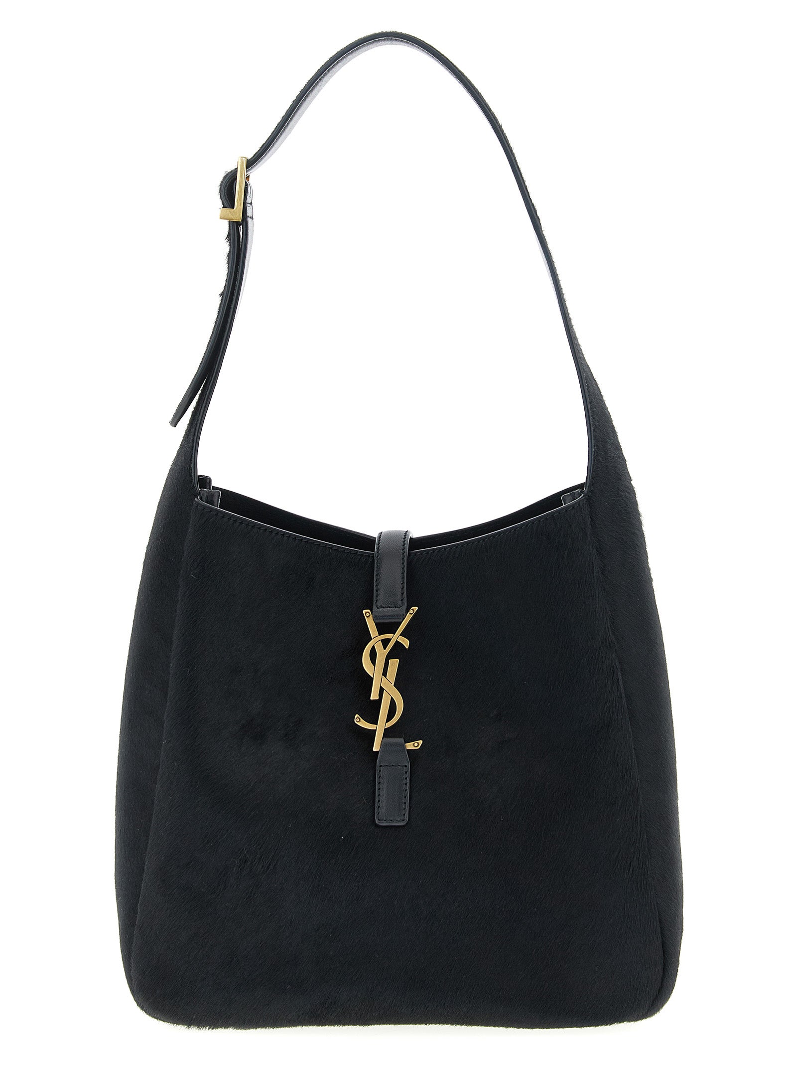 Saint Laurent Black Calfskin Shoulder Bag (Ref. SA323738BM) - Front view