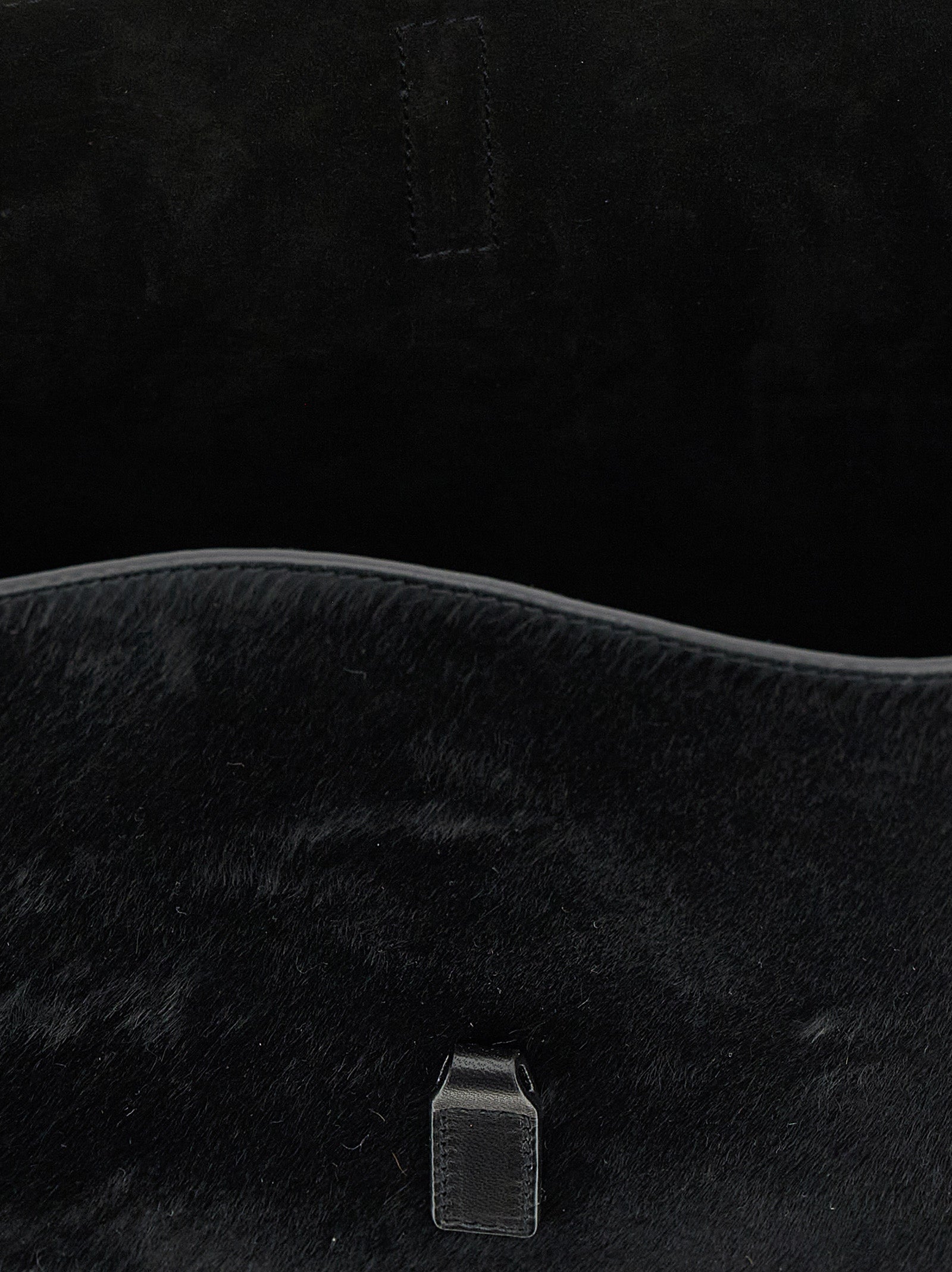 Saint Laurent Black Calfskin Shoulder Bag (Ref. SA323738BM) - Detail view