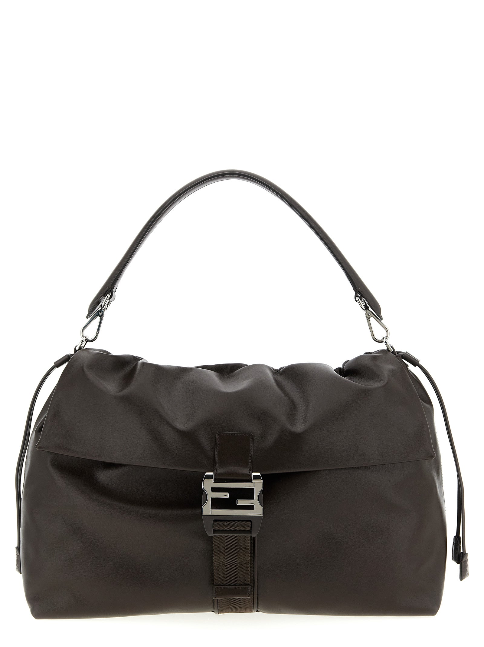 Fendi Brown Calfskin Handbag (Ref. FE324036BM) - Front view