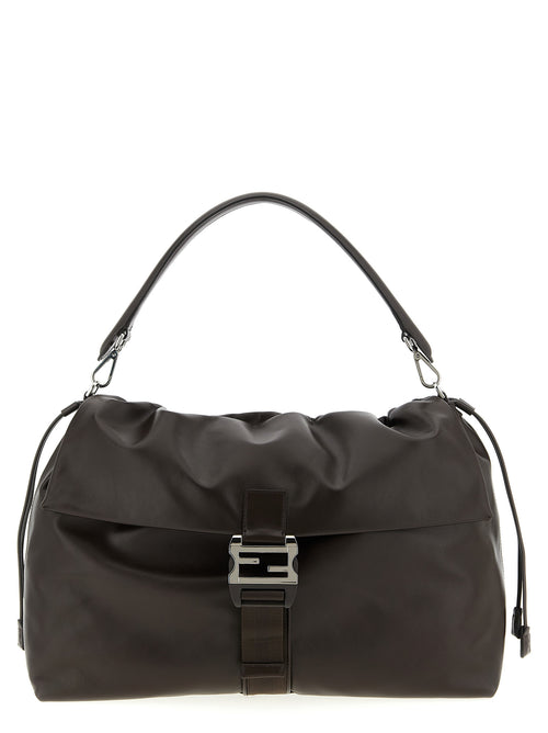 Fendi Brown Calfskin Handbag (Ref. FE324036BM) - Front view