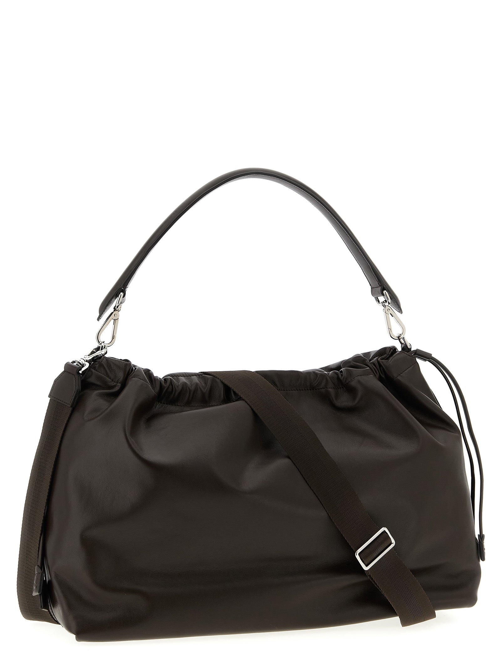Fendi Brown Calfskin Handbag (Ref. FE324036BM) - Side view