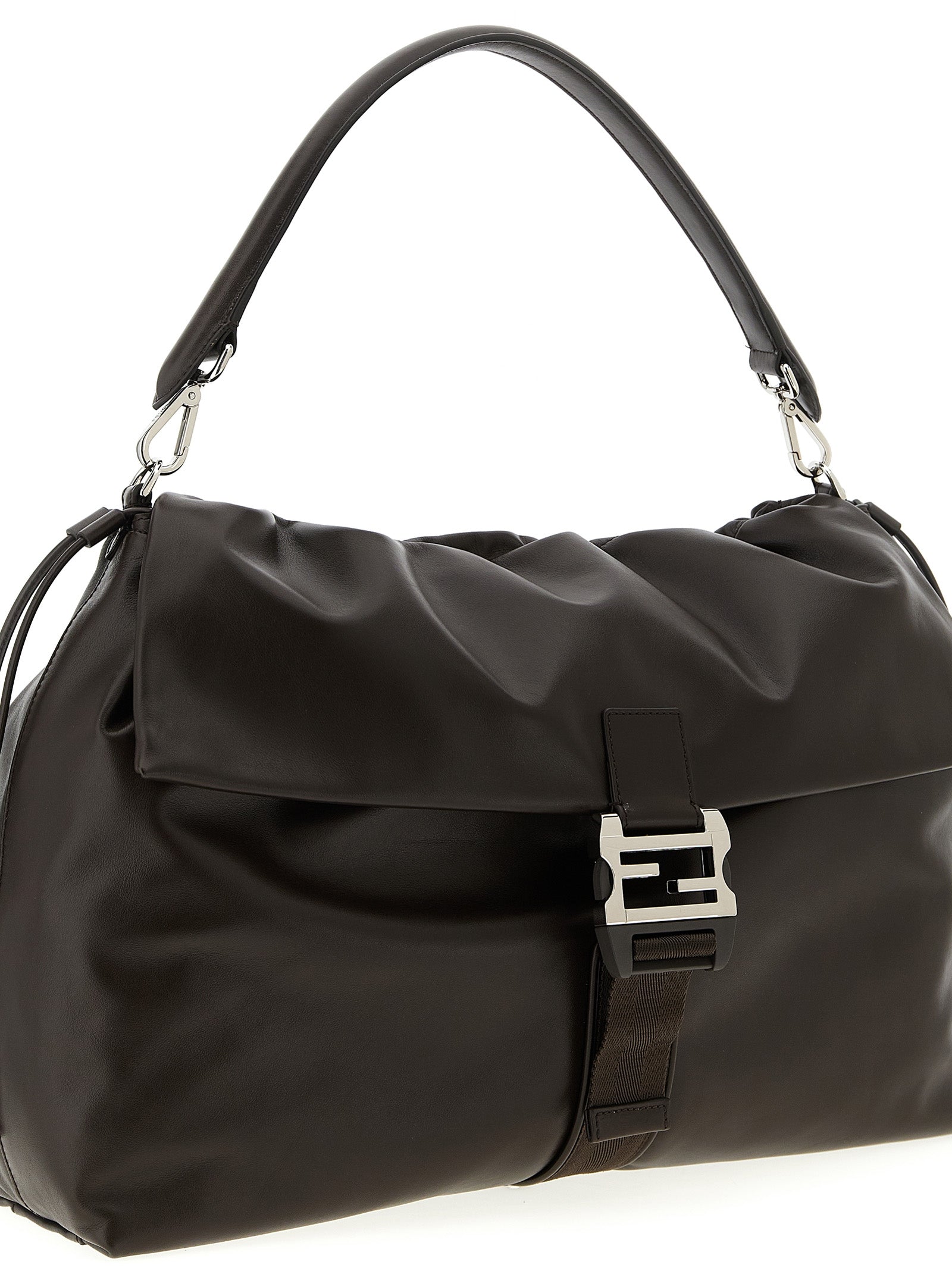 Fendi Brown Calfskin Handbag (Ref. FE324036BM) - Back view