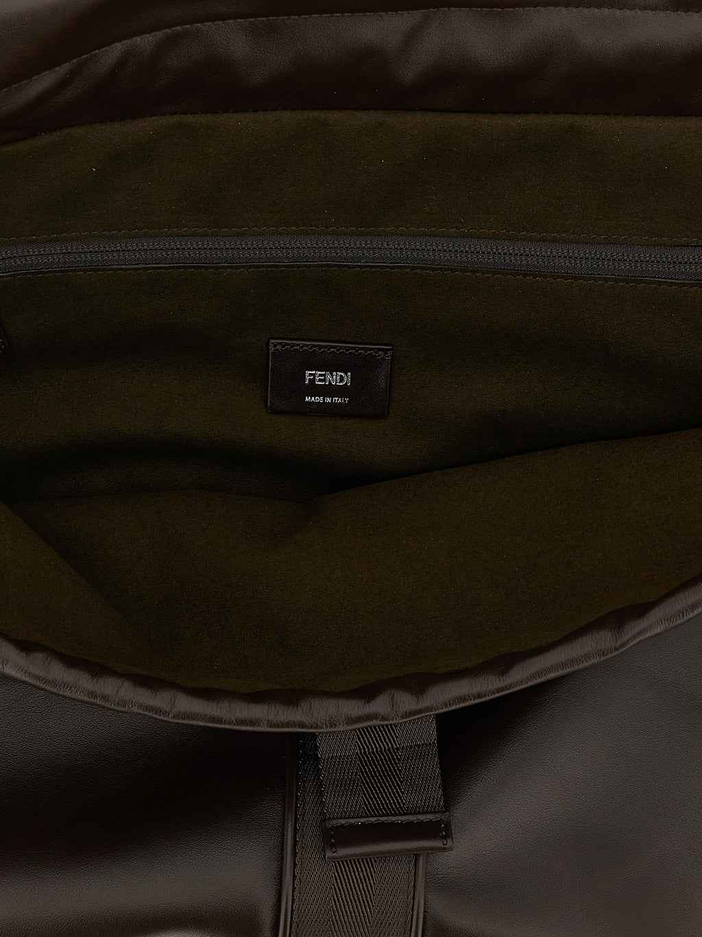 Fendi Brown Calfskin Handbag (Ref. FE324036BM) - Detail view
