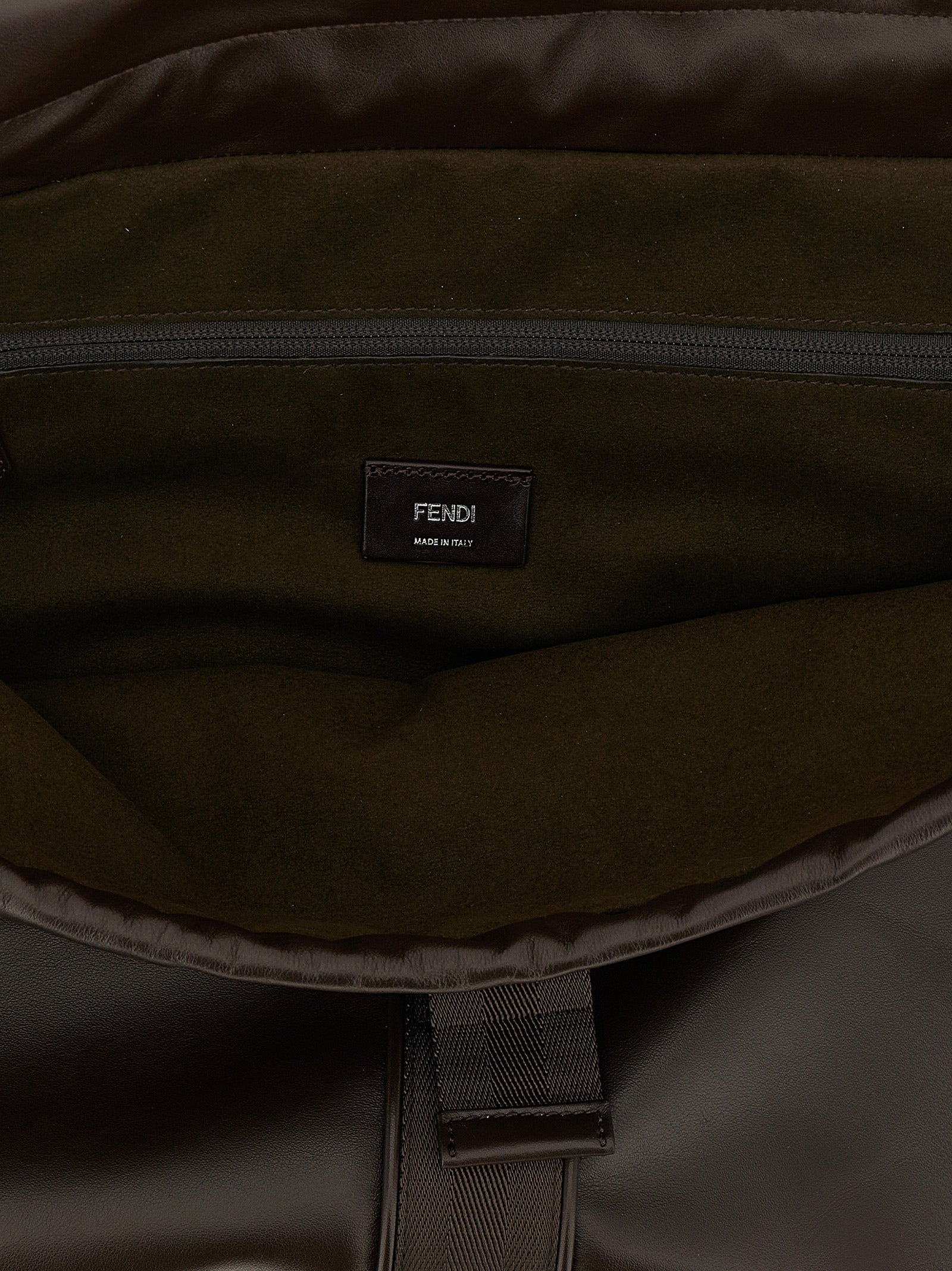 Fendi Brown Calfskin Handbag (Ref. FE324036BM) - Detail view