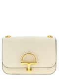 Gucci White Calfskin Shoulder Bag - Front view