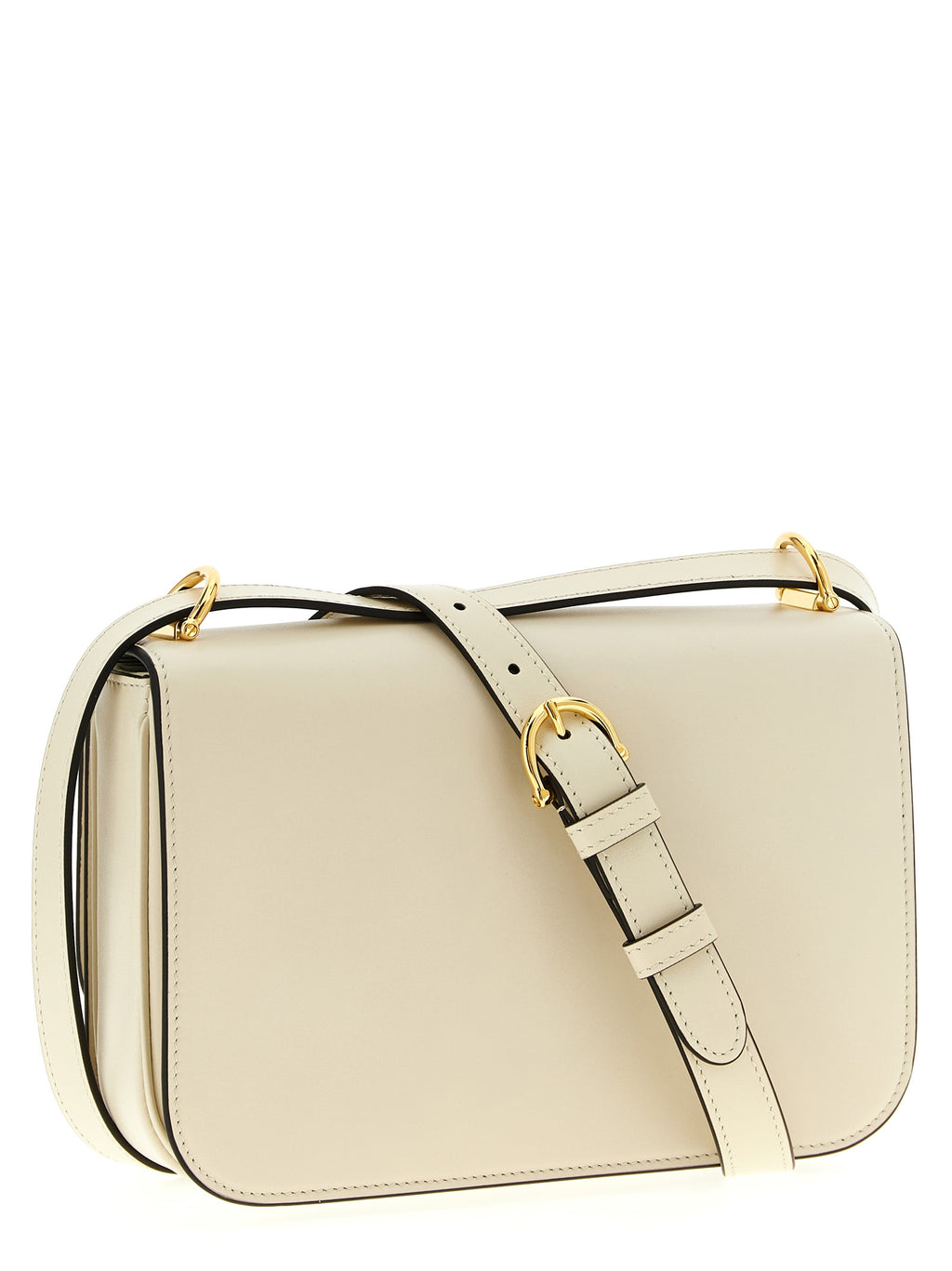 Gucci White Calfskin Shoulder Bag - Side view