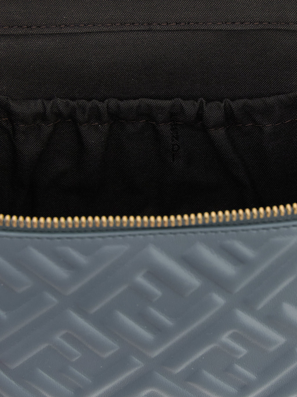 Fendi Blue Lamb Leather Handbag - Detail view