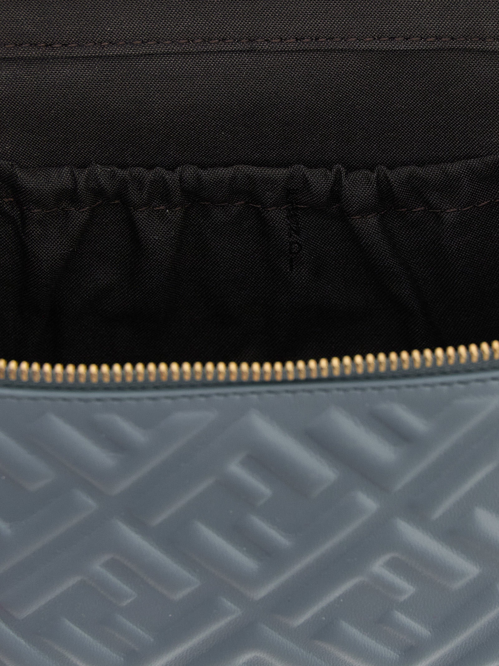 Fendi Blue Lamb Leather Handbag - Detail view