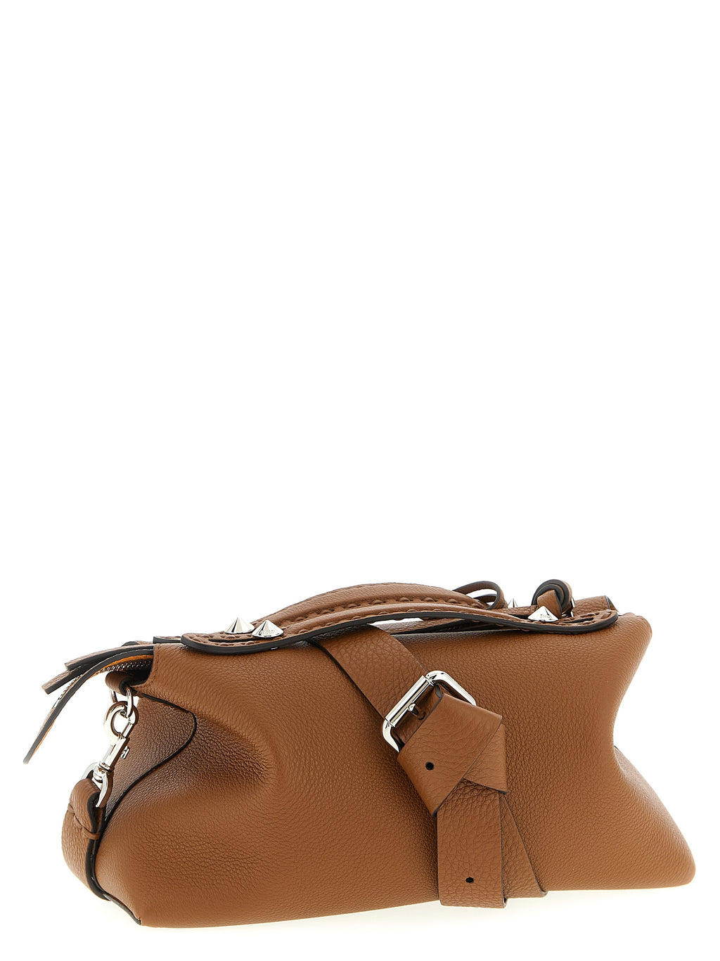Fendi Brown Calfskin Handbag (Ref. FE325785BM) - Side view