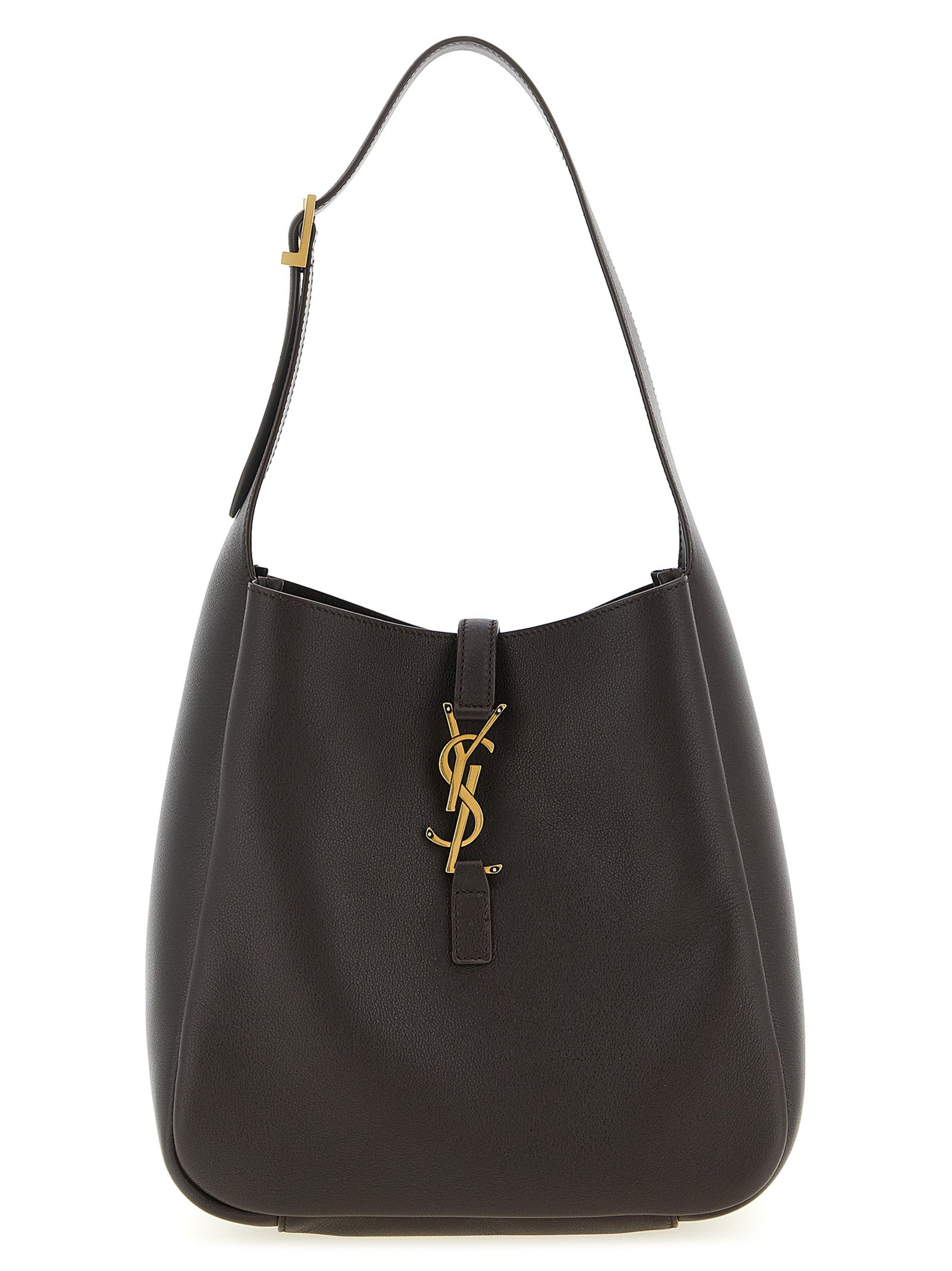 Saint Laurent Brown Calfskin Shoulder Bag (Ref. SA326152BM) - Front view