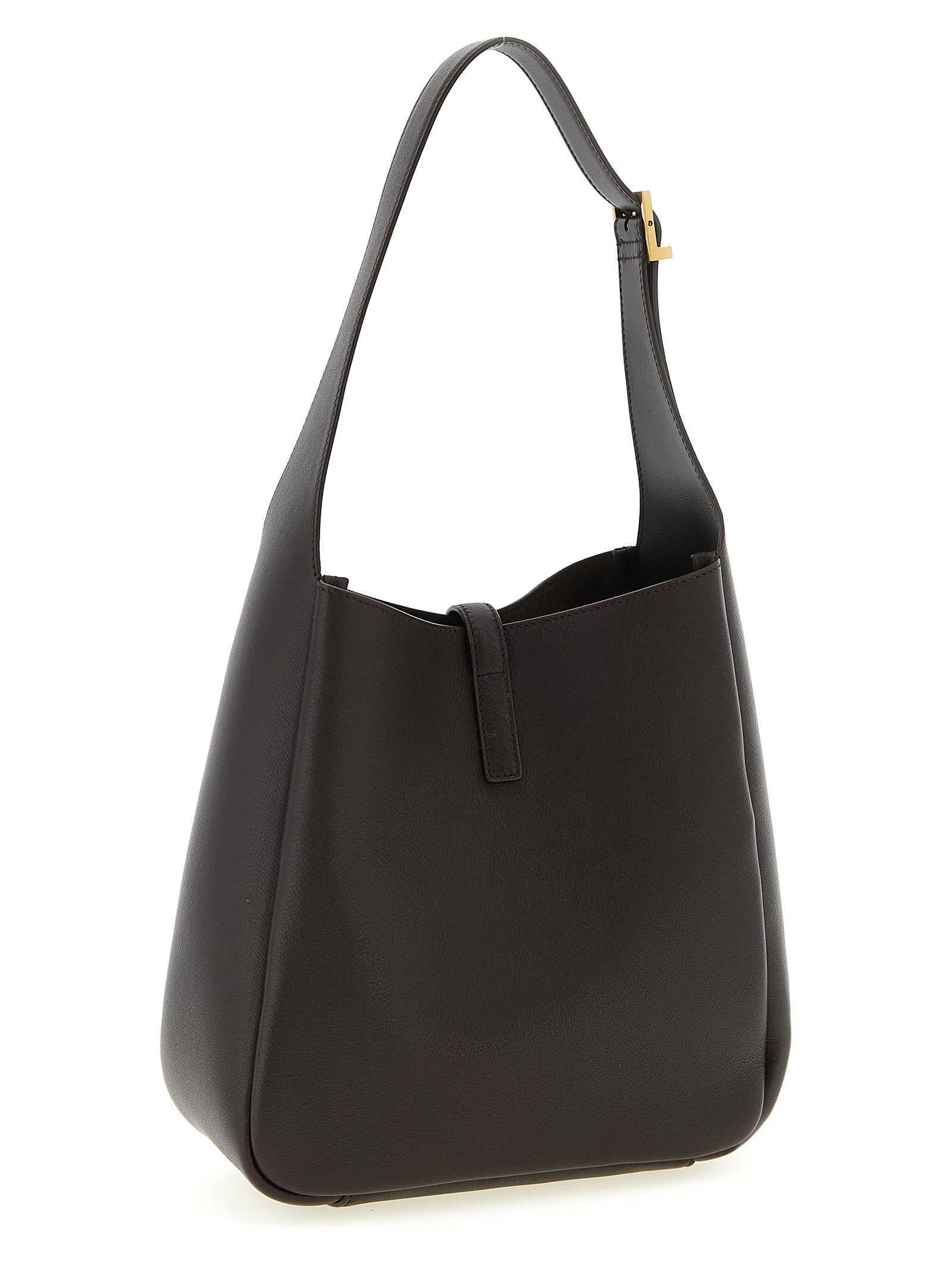 Saint Laurent Brown Calfskin Shoulder Bag (Ref. SA326152BM) - Side view