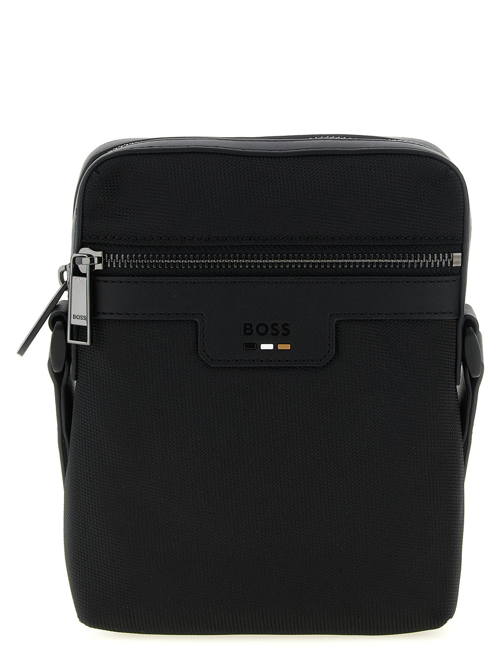 Hugo Boss Black Polyester Crossbody Bag - Front view