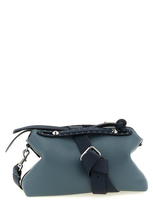 Fendi Blue Calfskin Handbag (Ref. FE328622BM) - Side view