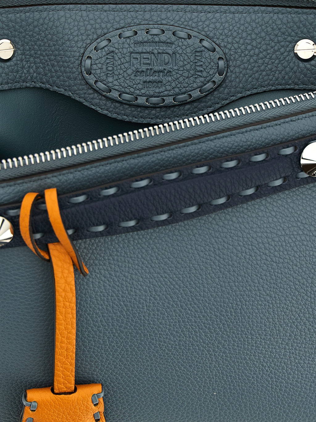 Fendi Blue Calfskin Handbag (Ref. FE328622BM) - Detail view