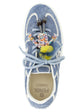 Fendi Blue Calfskin Platform Sneakers - Close-up view
