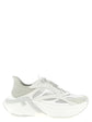Fendi F-Light Mesh Leather Sneakers - Front view