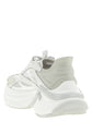 Fendi F-Light Mesh Leather Sneakers - Back view