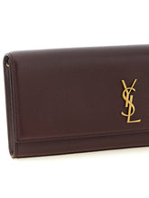 Saint Laurent Bordeaux Calfskin Clutch Bag - Back view