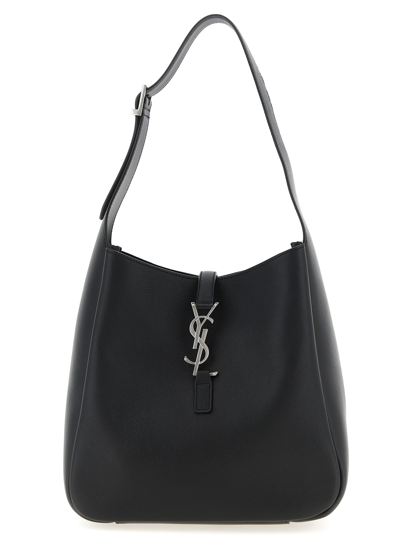 Saint Laurent Black Calfskin Shoulder Bag (Ref. SA330583BM) - Front view