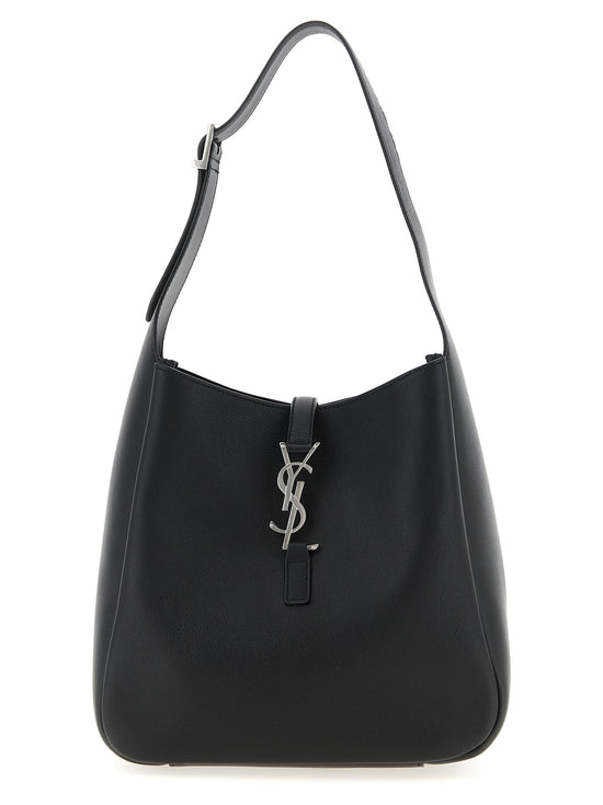 Saint Laurent Black Calfskin Shoulder Bag (Ref. SA330583BM) - Front view